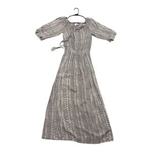 LASCANA for VENUS Boho Maxi Dress 100% Modal Tassel Tie XS